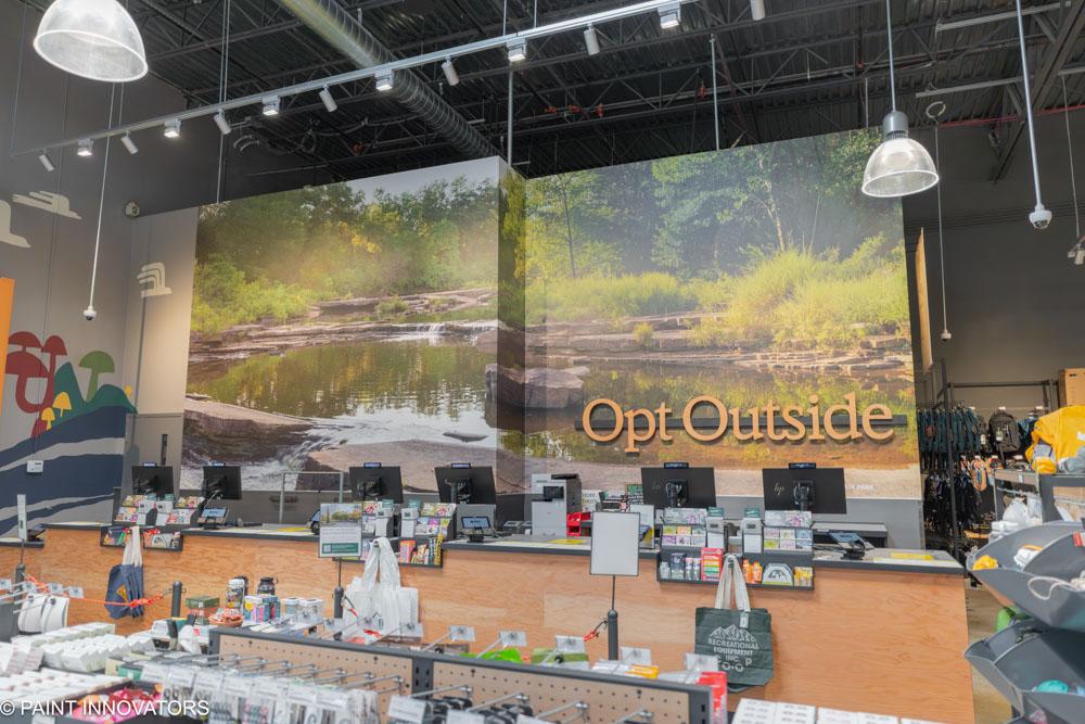 REI Retail Store commercial project